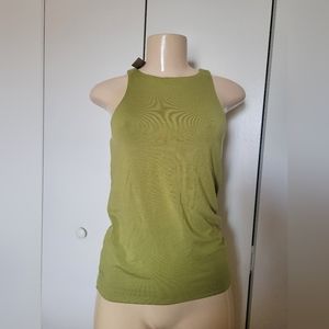 J Crew tank  top, green color, size small,  NWT